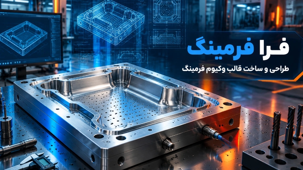 طراحی و ساخت قالب وکیوم فرمینگ با دقت بالا در فرا فرمینگ